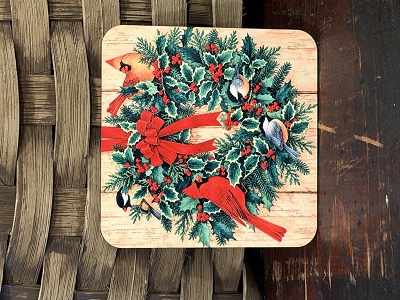 Cardinal Wreath 4